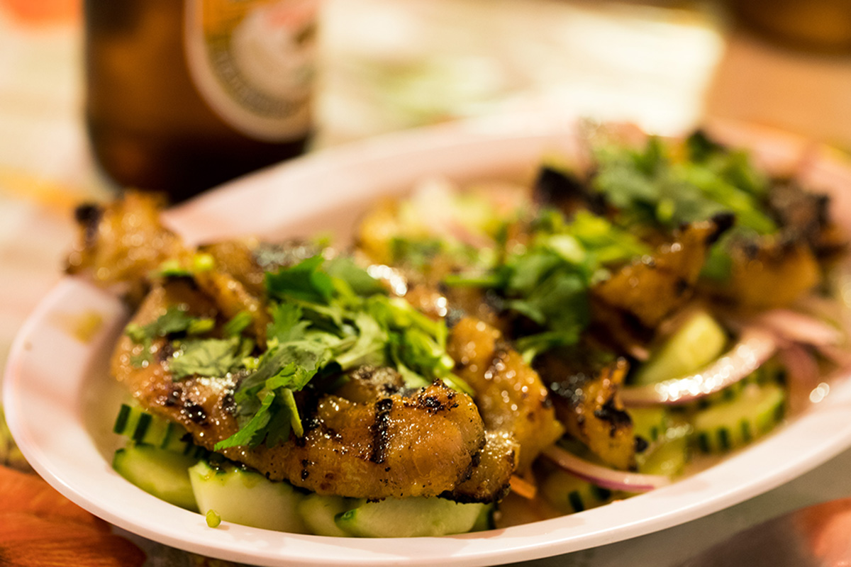 Sous Vide Pork Loin Carnitas With Roasted Peppers and Onions Prairie